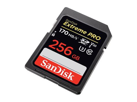 Sandisk 256gb Extreme Pro Sdxc Uhs Iu3 V30 Class 10 Memory Card Speed