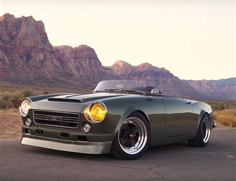 Classic Datsun Roadster Had Its Top Chopped Off And Engine Swapped