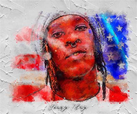 Celebrity Young Thug Painting By Rosie Boehm Fine Art America
