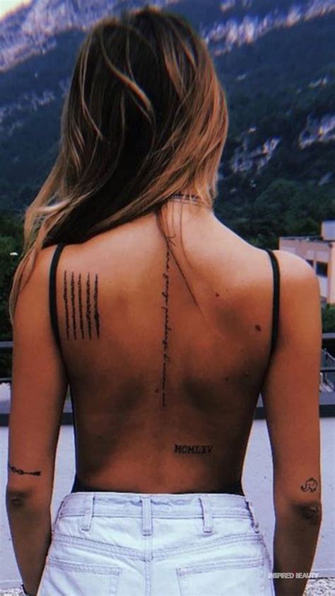 Back Tattoos For Women That Is Eye Catching 30 Photos Inspired Beauty Girl Spine Tattoos