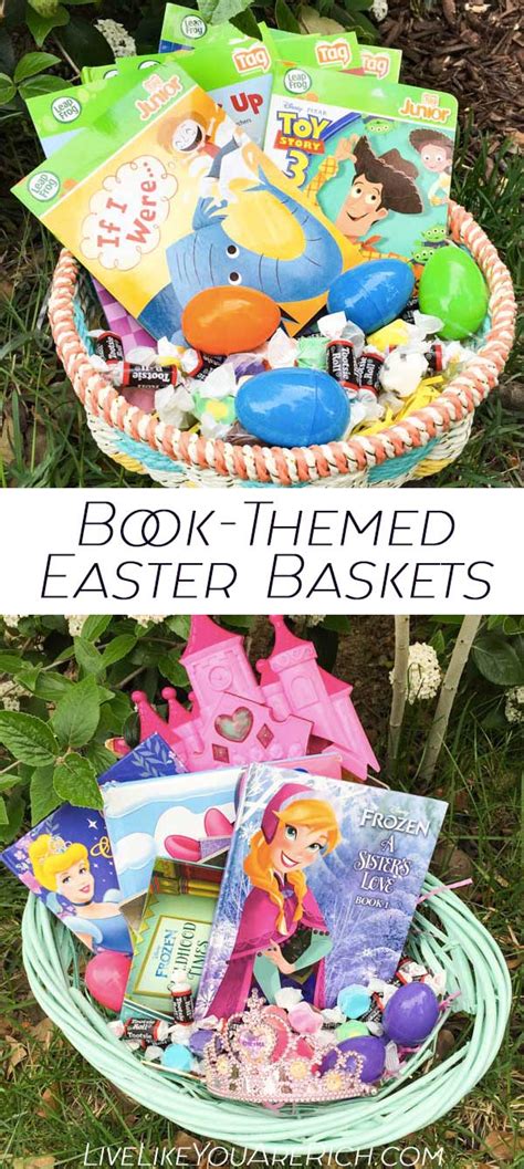 Book Themed Easter Baskets Live Like You Are Rich
