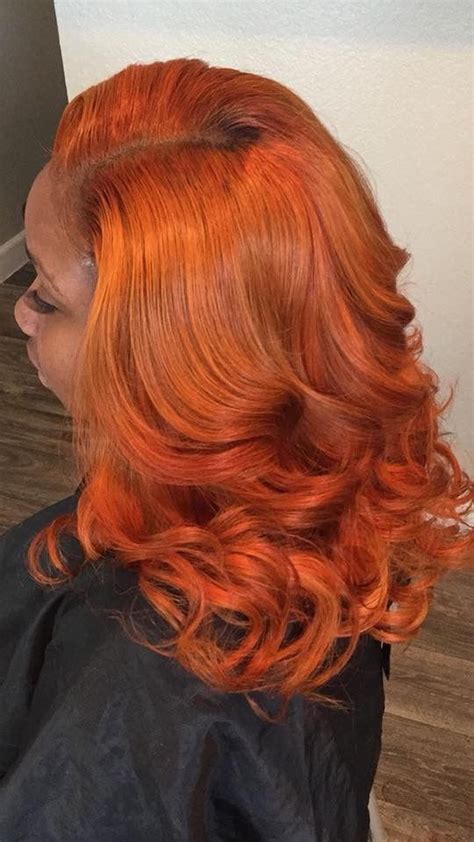 I think that looks beautiful. #orangehair #fallhair | Winter hair color, Hair color for ...