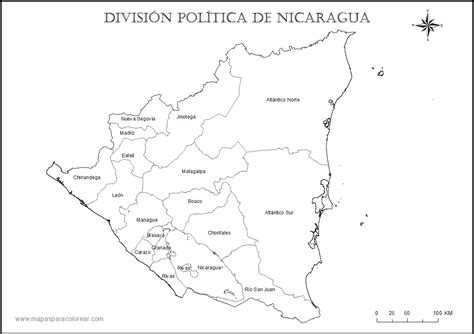 Mapas De Nicaragua Para Colorear Colorear Imagenes Images