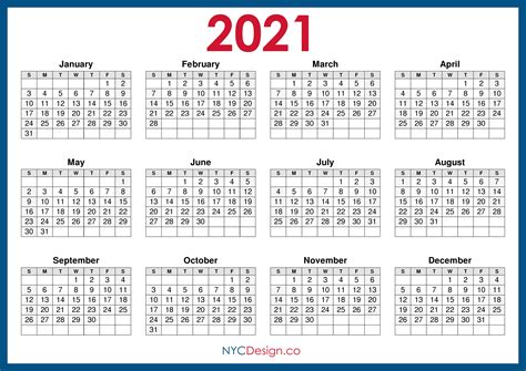 2018 And 2021 And 2021 Calendar Printable Free Letter Templates