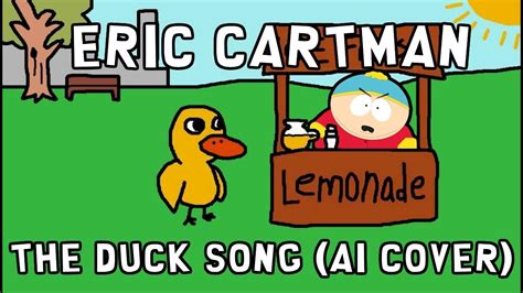 Eric Cartman Bryant Oden The Duck Song Ai Cover Youtube