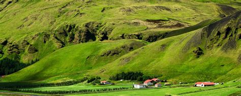 Hills And Farms Vik Iceland Joseph C Filer Photography