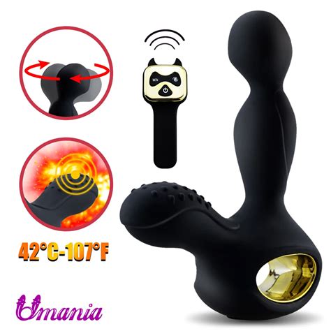 Best Seller Men Masturbator Anal Plug Rotating Wireless Remote Control