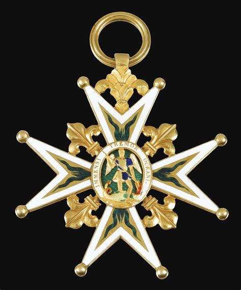 Ordre Du Saint Esprit Et Ordre De Saint Michel Croix Double En Or