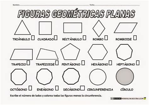 Figuras Geometricas Con Nombres Figuras