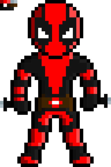 Deadpool Logo Pixel Art Hd Png Download Transparent P