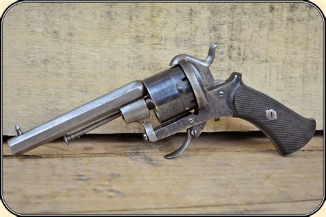 Z Sold Lefaucheux Pin Fire Revolver With Folding Trigger