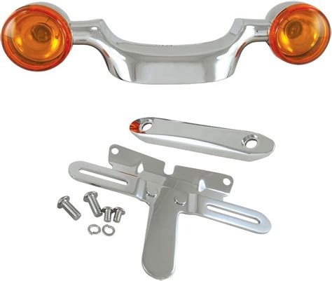 Automotive TURN SIGNAL BAR LICENSE PLATE RELOCATION KIT FOR HARLEY