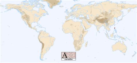 World Atlas The Mountains Of The World Cordillera Cordillera Central