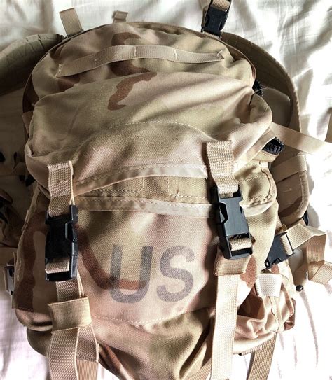 OLDbabe Early Black Buckle US Military USGI MOLLE DCU Assault Pack Desert Camo EBay