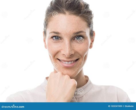 Beautiful Confident Woman Stock Image Image Of Expressing 103241909