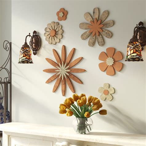 Laurel Foundry Modern Farmhouse 6 Piece Wooden Flower Wall Décor Set And Reviews Wayfair Canada