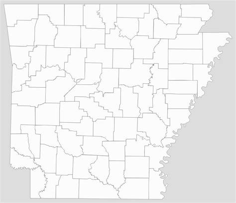Blank Arkansas County Map Check More At Map