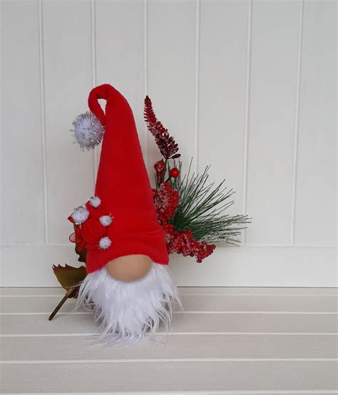 Pdf Christmas Gnome Pattern Pdf Sewing Tutorial Scandinavian Etsy