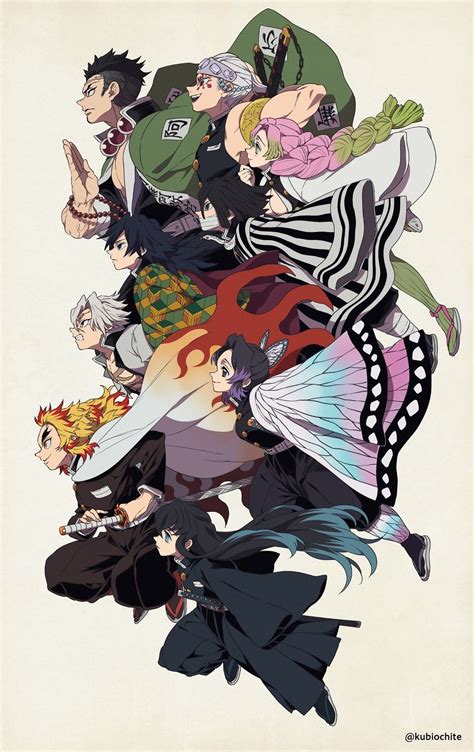 Pilares Caza Demonios Kimetsu No Yaiba Desenhos De Anime Personagens