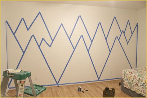 How To Paint A Mountain Mural On Your Wall Copper State Style Boys