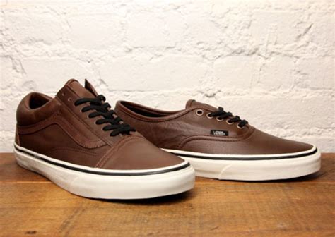 Vans Old Skool And Authentic Aged Leather Complex