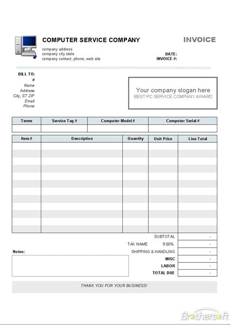 Sample Invoices For Small Business Invoice Template Ideas