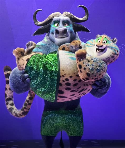 Chief Bogo And Clawhauser 🐃 ️🐯 Rzootopia