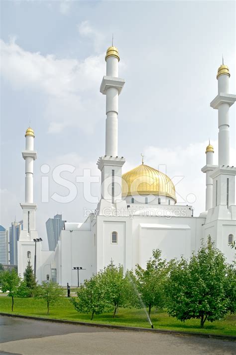 Nur Astana Mosque Stock Photo Royalty Free Freeimages