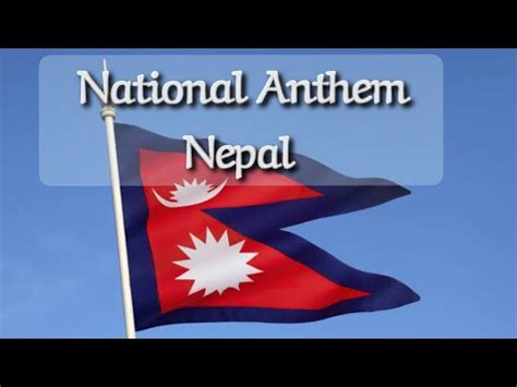 Sayaun Thunga Phool Ka Nepal National Anthem Dr Sanchari
