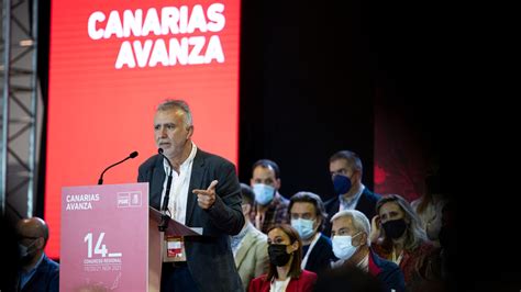 El PSOE reelige a Ángel Víctor Torres para su nuevo mandato