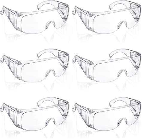 Frienda Safety Goggle Glasses Clear Safety Goggles Anti Fog Protective Polycarbonate Eyewear