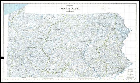 Physical Map Of Pennsylvania Ezilon Maps
