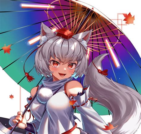 Awoo And Her Umbrella Touhou Rawwnime