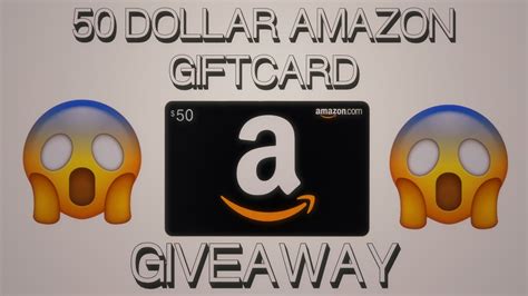Your recipient can spend their gift card right away or deposit it into their. $50 AMAZON GIFT-CARD GIVEAWAY - YouTube