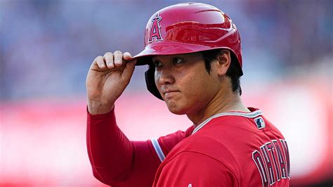 Shohei Ohtani Watches As Braves Outfielder Michael Harris Ii Makes