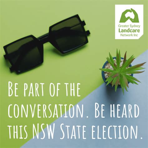 The Nsw State Election Is Nearly Here And We Want Your Feedback Greater Sydney Landcare Network