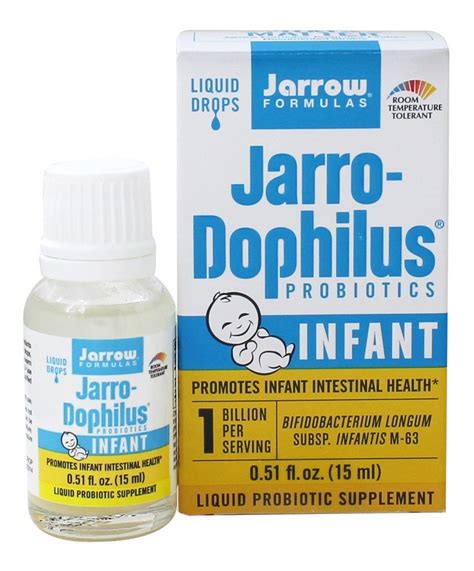 Jarrow Formulas Jarro Dophilus Probiotics Liquid Drops Infant Fl Oz Ml