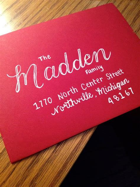 Hand Lettered Addressed Envelopes For Wedding Or Special Events