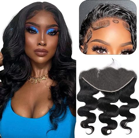 BERRYS FASHION HD Lace Frontal Body Wave Brazilian Virgin Human Hair For Black Women