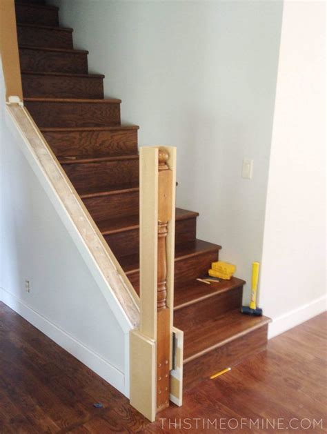 A Diy Oak Banister Makeover Tutorial And Tips Stairs Renovation
