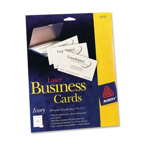 Shop staples for avery business cards, 3.5w x 2l, matte white, 30/pack (8374) and enjoy fast and free shipping on qualifying orders. Printer