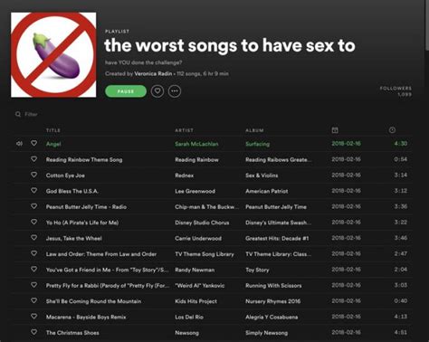 This Curated Playlist Of ‘the Worst Songs To Have Sex To’ Is Insanely Hilarious