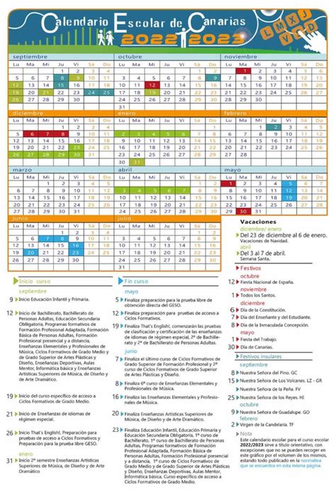 Calendario Escolar Para El Curso 2022 2023 Ariaatr
