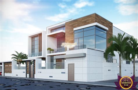 The small space in your house might be limited on size but not on design. Modern Luxury Villa exterior design