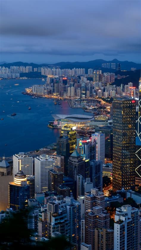 Hong Kong City View Iphone Wallpapers Free Download