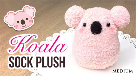 Diy Koala Plush Make A Cute Diy Toy Using Socks Youtube