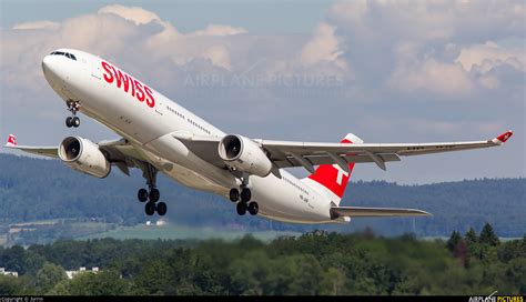 Hb Jhf Swiss Airbus A330 300 At Zurich Photo Id 1200370 Airplane
