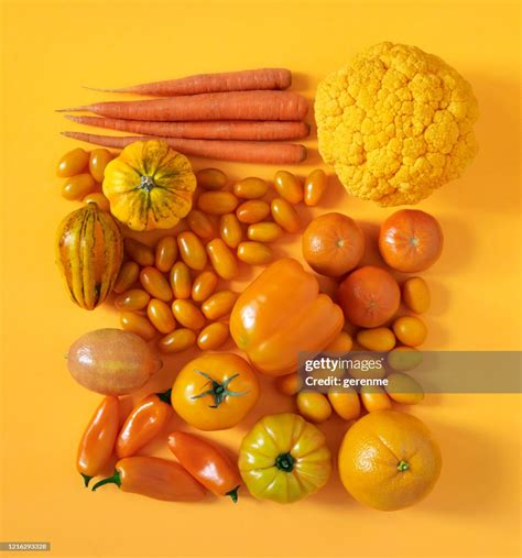 Orange Fruits And Vegetables High Res Stock Photo Getty Images