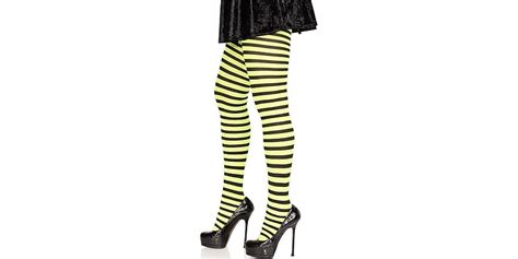 Leg Avenue Womens Nylon Striped Tights