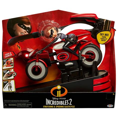 Incredibles 2 Stretching And Speeding Elasticycle And Elastigirl Pixar